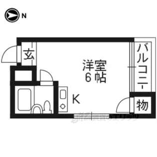 マンショングリーン【3階】の間取り