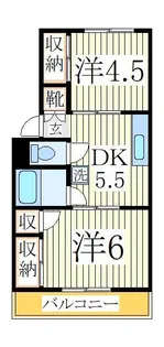 ヤマサイコーポ3号棟【3階】の間取り