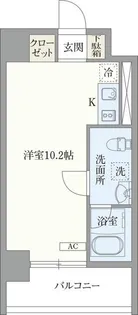 オープンブルーム東新宿【4階】の間取り