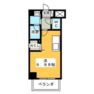 アビタシオン内山【5階】の間取り
