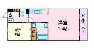 ブルームライフ今池【9階】の間取り