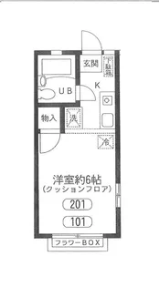 パステルハイム【2階】の間取り