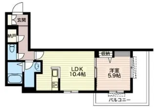 武蔵小山ヒルズ【2階】の間取り
