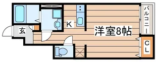 CASA白鳥【1階】の間取り