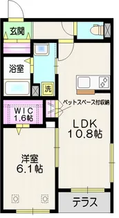 I.Village【1階】の間取り