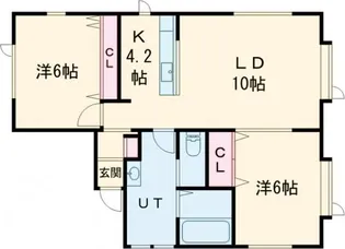 ビジネスコートA【1階】の間取り