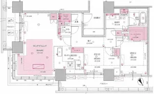 Brillia Tower 浜離宮 ブリリアタワー浜離宮【23階】の間取り