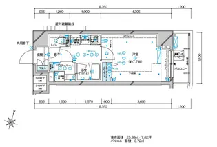 メインステージ板橋本町駅前II【9階】の間取り