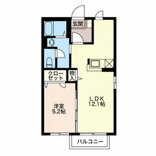 シャンテメゾン【2階】の間取り