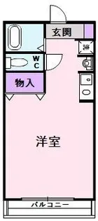 レジデンス遊園前【1階】の間取り