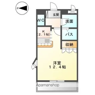 ルーチェ・レガーロ【2階】の間取り