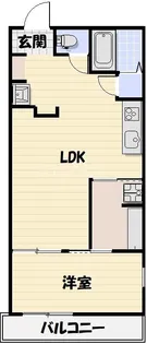 Like作草部2nd【3階】の間取り