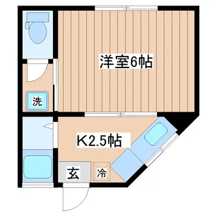 メゾンあいA【2階】の間取り