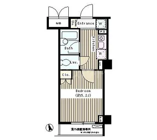 コートブリーズ根津【5階】の間取り