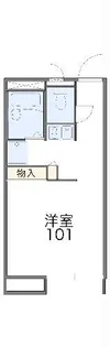 レオパレスU&S【1階】の間取り