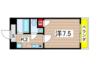 ルーナフロール【1階】の間取り