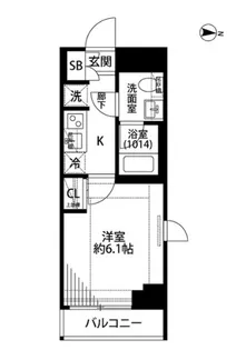 プレール・ドゥーク豊洲スクエア【2階】の間取り