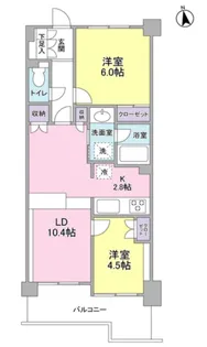 M CROSS【2階】の間取り