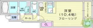 グランカーサドゥ【1階】の間取り