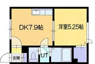 レジデンス東郊【2階】の間取り