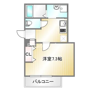 ALEGRIA高速長田【2階】の間取り