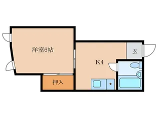 アクエルド東大路【2階】の間取り