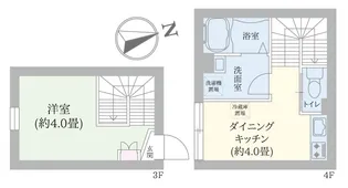 Delfino【3階】の間取り