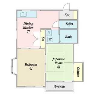 ハイツJP【2階】の間取り
