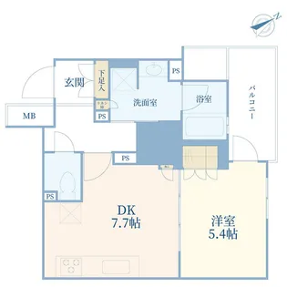 リビオタワー小田急相模原【12階】の間取り