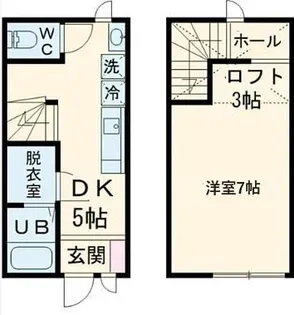 LOFT SOLALA B棟の間取り