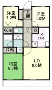 川越パークホームズ【13階】の間取り