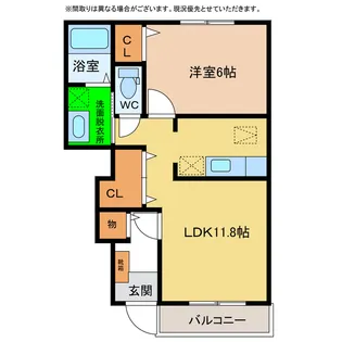 グレースガーデン【1階】の間取り