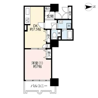 URセーラ小松川【21階】の間取り