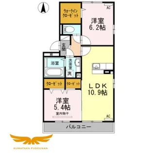 ソレイユヴィラ近見【3階】の間取り