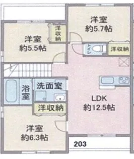 プラサートハウスの間取り
