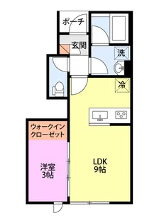 CIEL TERAO【1階】の間取り