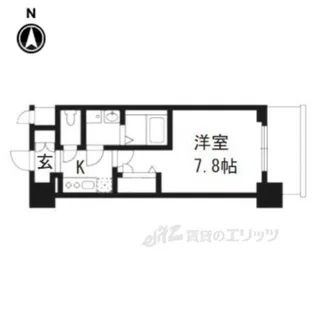 エスリード京都梅小路アヴェニテ【7階】の間取り