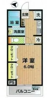 はしづめマンション【2階】の間取り
