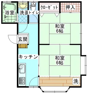 クオリティコーポC棟【1階】の間取り
