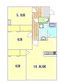 エスポワール有福【4階】の間取り