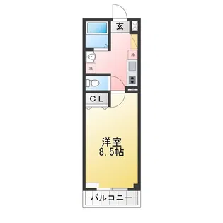 ピュアリティヒルズ【1階】の間取り
