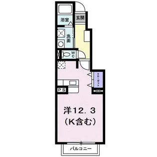 クロスロード【1階】の間取り