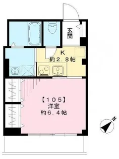 レイ レ ラヴィ【1階】の間取り
