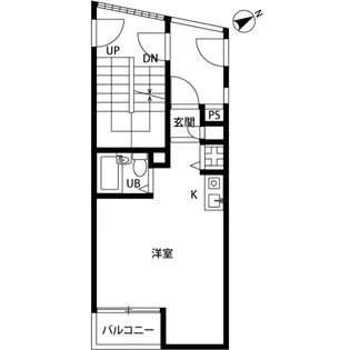 プレール中野II【3階】の間取り