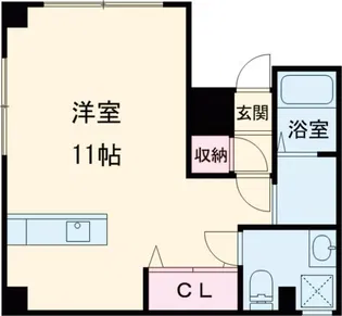 津久井マンション【1階】の間取り