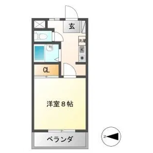 ハイネス21【1階】の間取り