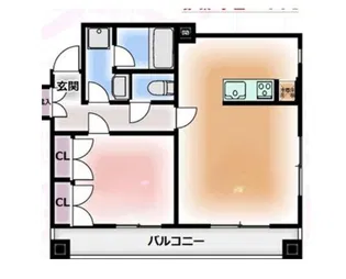 プレール・ドゥーク八丁堀【9階】の間取り