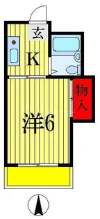 サンハイツ【1階】の間取り