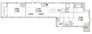 ヴェルデ祖師谷【2階】の間取り