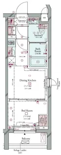 コンシェリア中野南台 THE RESIDENCE【3階】の間取り